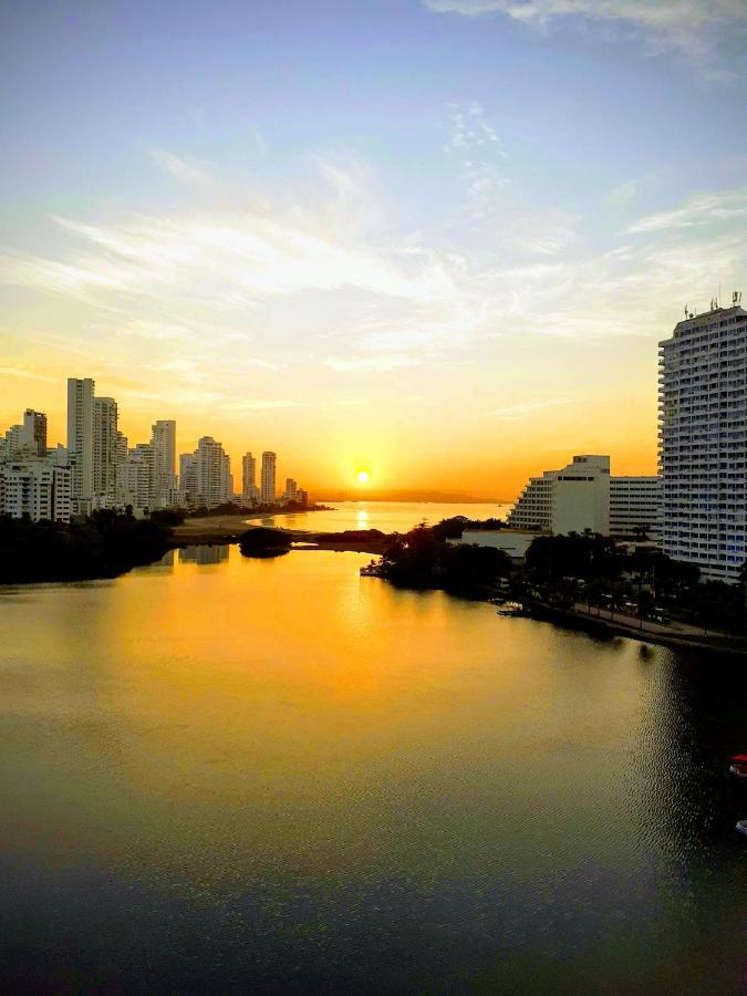 Aparta Estudio Confortable Vista Al Mar Cartagena Exteriör bild