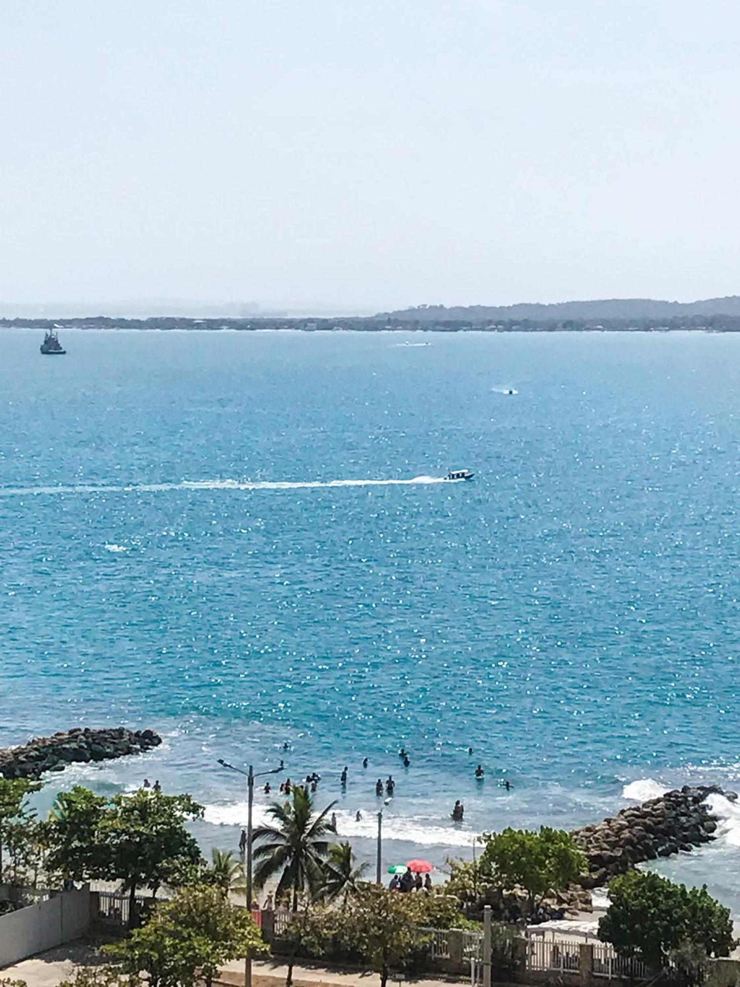 Aparta Estudio Confortable Vista Al Mar Cartagena Exteriör bild