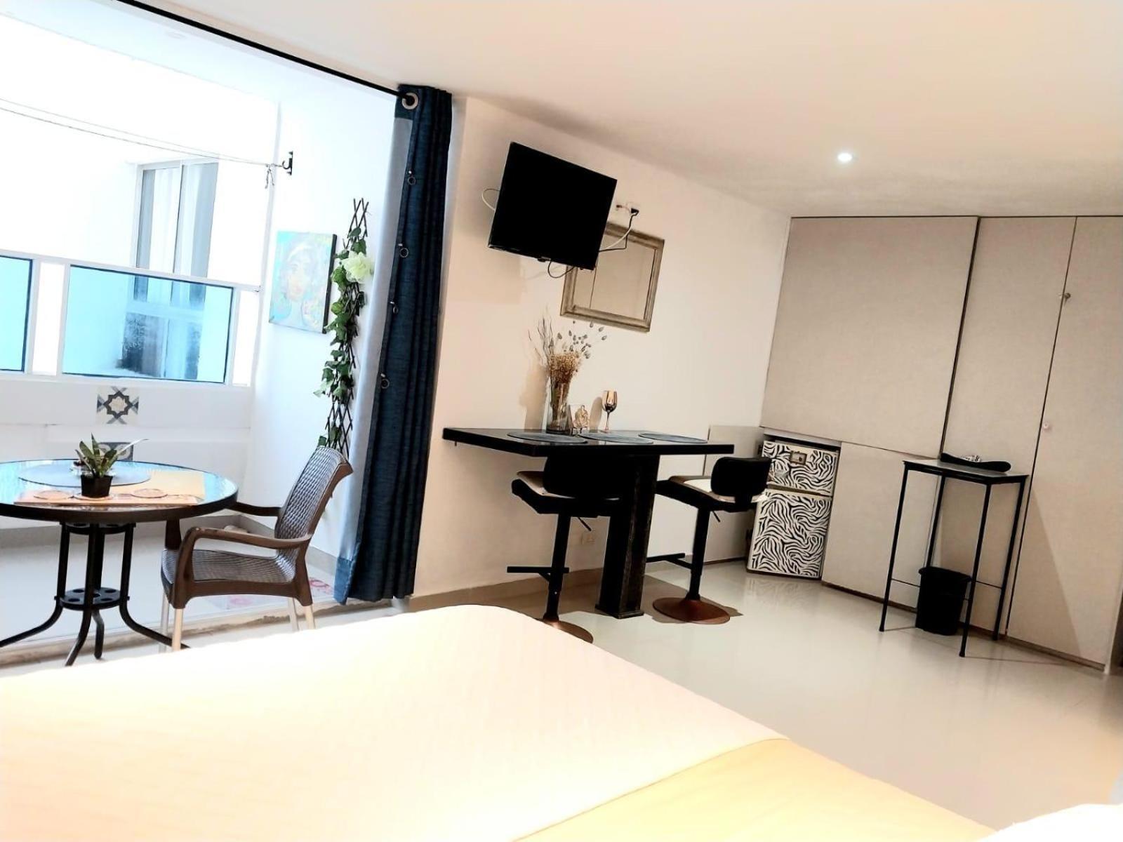 Aparta Estudio Confortable Vista Al Mar Cartagena Exteriör bild